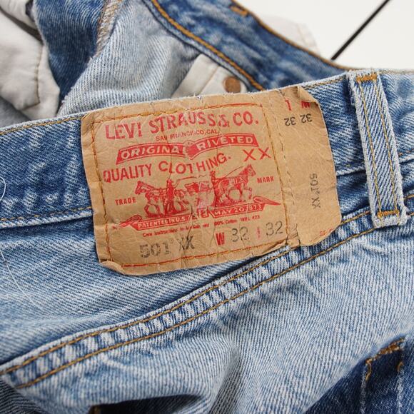 Reformation Levis Reworked 501 Distressed Cut Off Shorts Womens Sz S - Picture 5 of 15